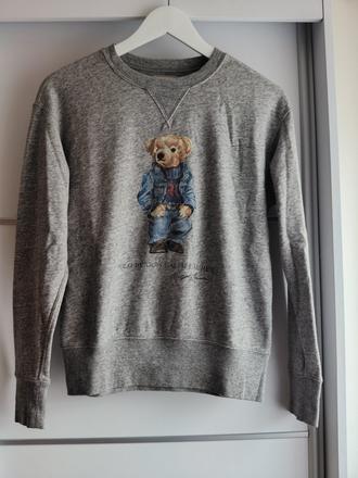 Ralph lauren bear originál dámska mikina, ralph lauren,s / xs