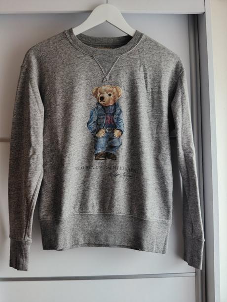 Ralph lauren bear originál dámska mikina, ralph lauren,s / xs