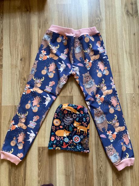 Zateplene softshellky+ zadarmo obostranna ciapka, 122