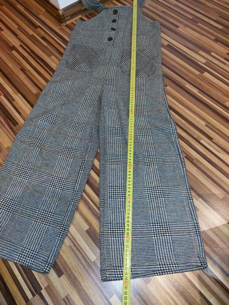 Široké nohavice na traky, zara,158