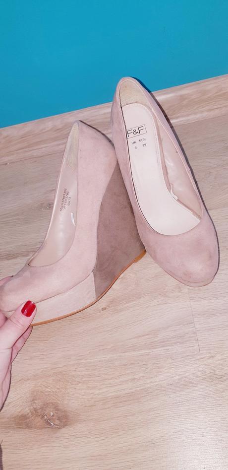 Lodičky na platforme, f&f,39