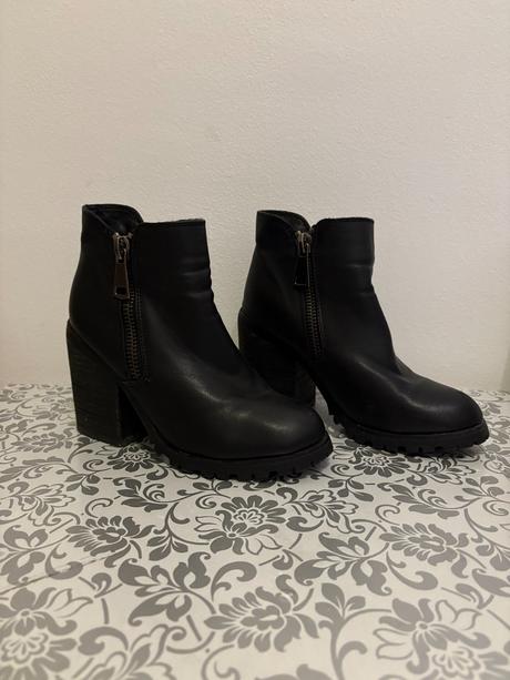 Prechodné topánky na hrubom opätku, 36