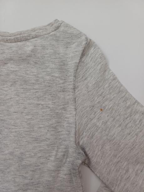 Tričko flitrový zajačik - dlhý rukáv, h&m,98