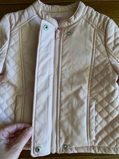 Teplejšia kožená bundička v biker štýle, f&f,104