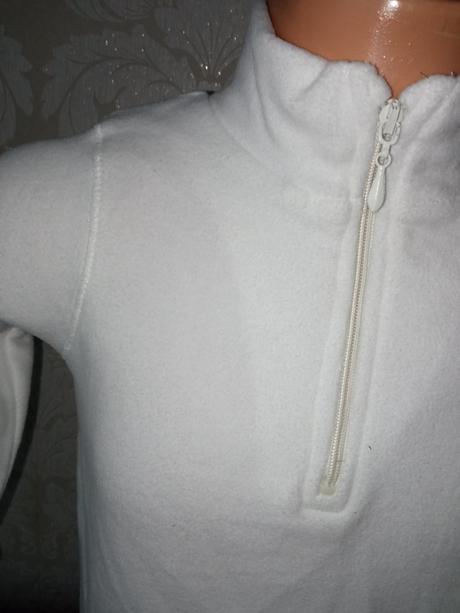 Detská flisová mikina biela (24-30 mes.), fagottino,92