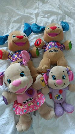 Hovoriaci pes fisher price všetky spolu, 