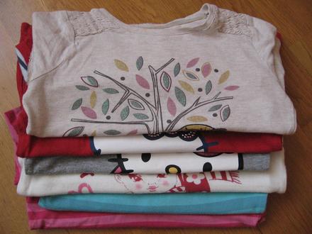 6x tričko 98-104, 98