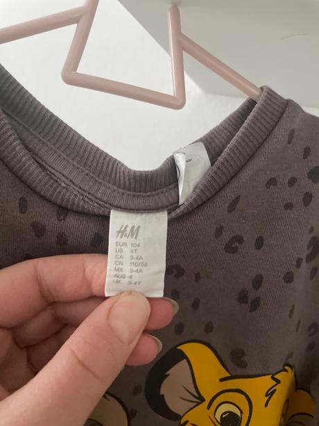 Mikina hm 104 levi kral, h&m,104