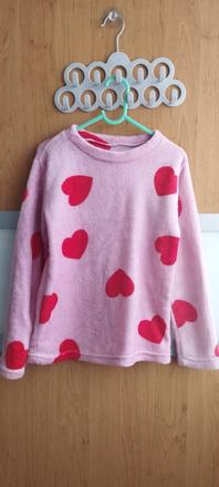 Mäkkučká srdiečková mikinka, 140