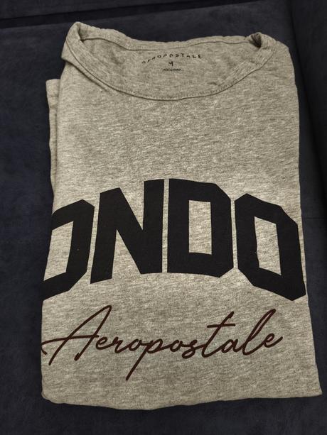 Svetlo šedé tričko aeropestale, aeropostale,m