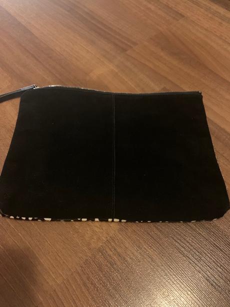 Clutch brusena koza zvieraci vzor, mango