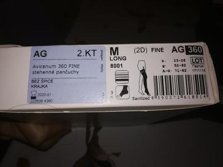 Stehenné pančuchové nohavice, m