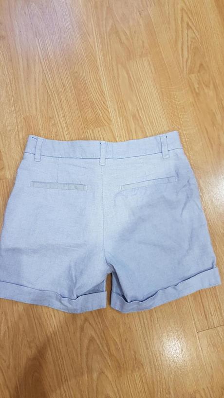 Bledo modré kraťasy v. 34 xs, h&m,34