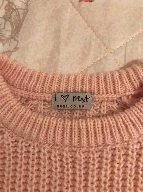 Teple pletené saty, next,110