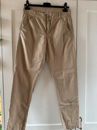 Plátené chino nohavice 158, h&m,158