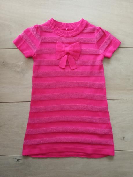 Pásikavé šaty s mašľou, george,80