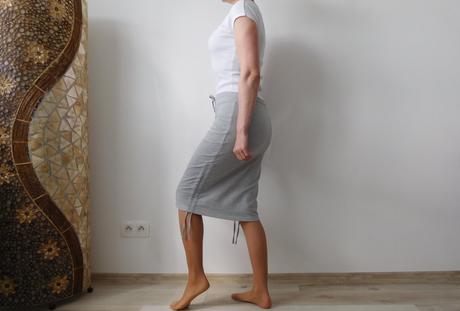 Bavlnená-sukňa tričká + kabelka,, s