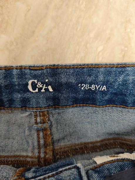 Riflové šortky c&a, c&a,128