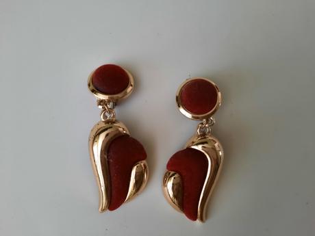 Náušnice semišové - klipsy, 