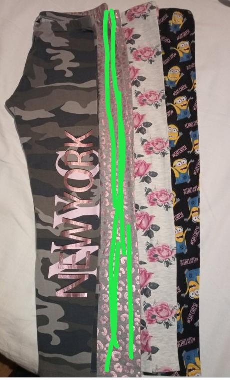 Leginy 2+ 1 gratis, 140/146, primark,146