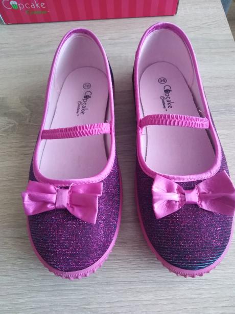 Prezuvky - balerínky nové, cupcake,36