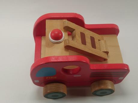 Drevené hasičské auto s rebríkom, carousel, 