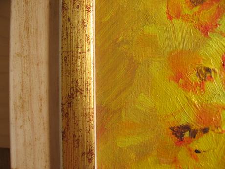 Gladioly - olejomaľba r. bollová,