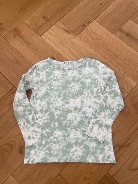 Batikovane tricko, h&m,122