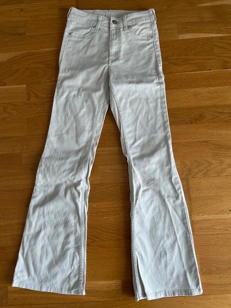 Rifle h&m béžové veľ. 34/super stav, h&m,34