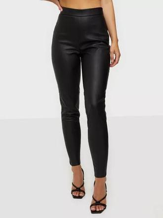 Kožené nohavice vero moda, vero moda,36