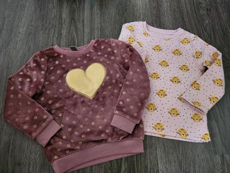 2x mikina 110/116, f&f,116