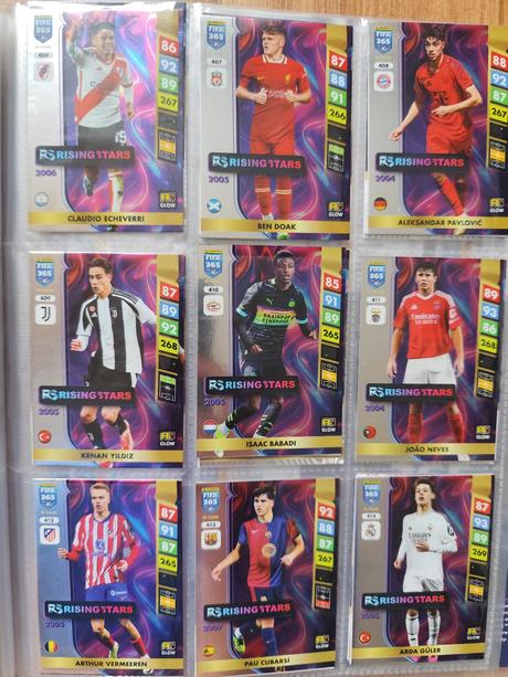 Futbalové kartičky adrenalyn - fifa 365 2025,