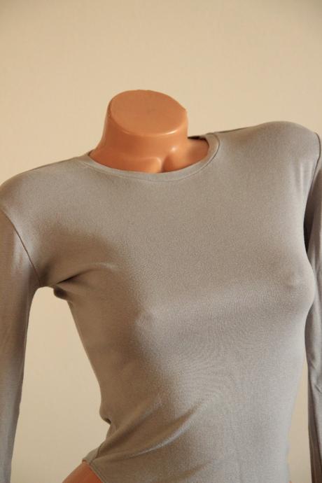 Šedé body tričko, zara, zara,m