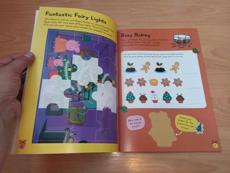 Peppa pig peppas cosy christmas sticker activity,