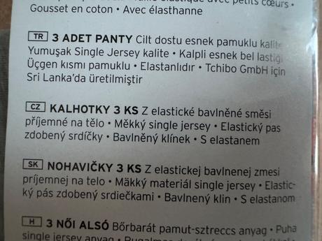 13 ks dievcenske boxerky tchibo z biobavlny, tchibo,158 / 164