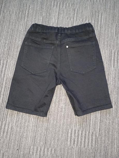 Rifľové kraťasy, denim,140