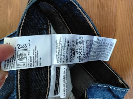 Trojštvrťové rifle levi's w31(s), levis,s