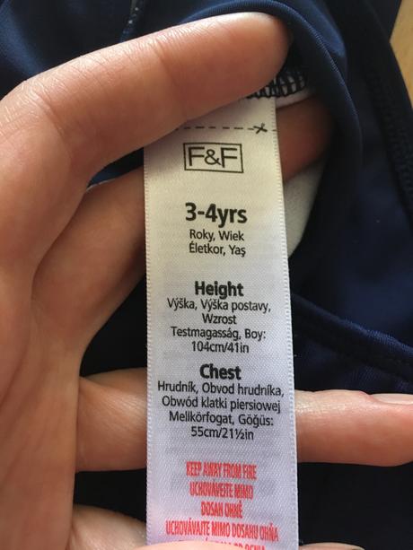 Dievcenske plavky f&f - vel.104, f&f,104