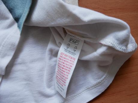 Biele tričko s tučniakom, f&f,98