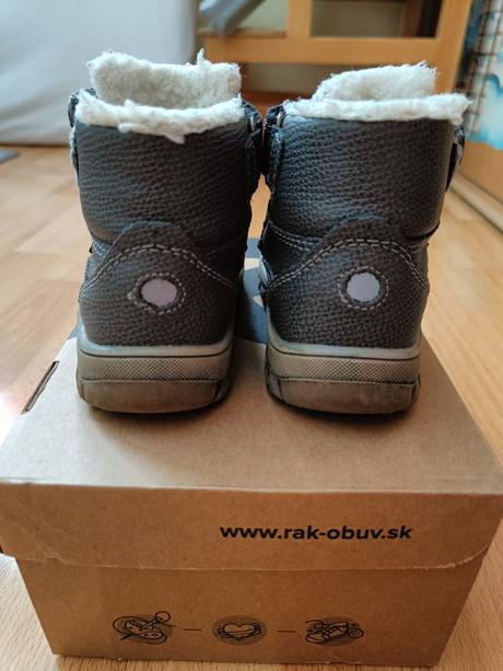 Rak 21 zimné topánky, rak,21