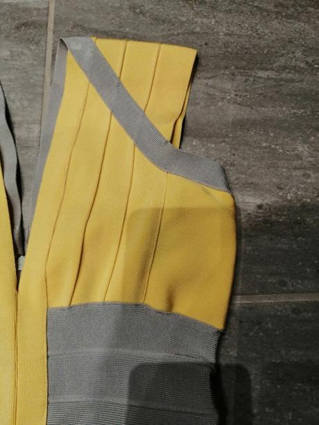 Žltošedé šaty bellabarnett vs-m, s