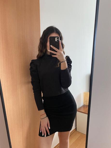 Trblietave tričko s volánmi, xs