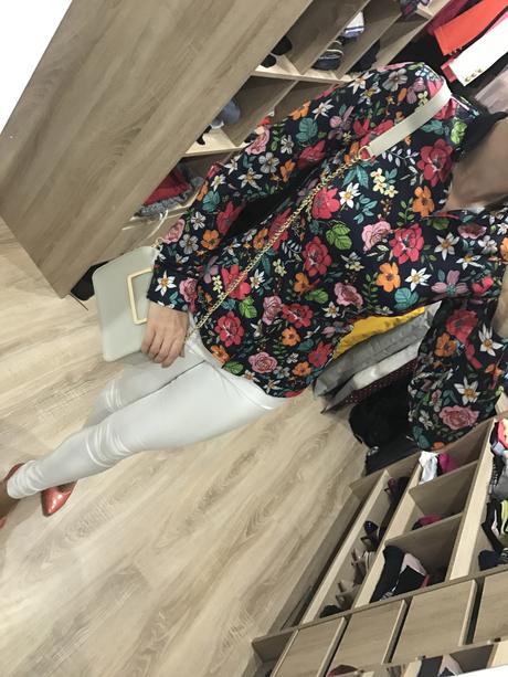 Exkluzivna kvetovana kosielka nenosena, vero moda,s