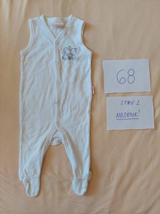 Dupačky bez rukávov, 68