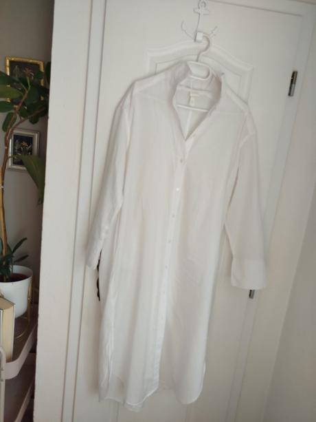 Dlhé košeľové šaty, h&m,m