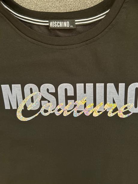 Čierne šaty s aplikáciou jablka xl, xl