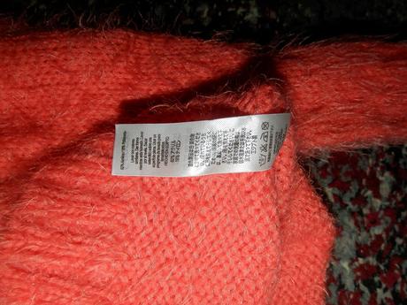 Koralový chlpatkový svetrík uni, george,m