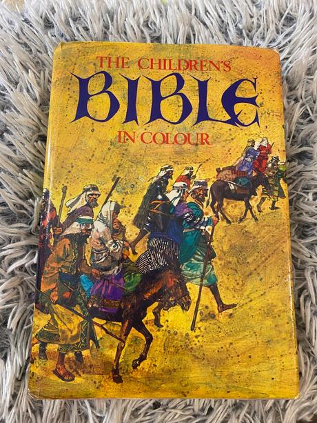 Stará krásna retro the children s bible in colour,
