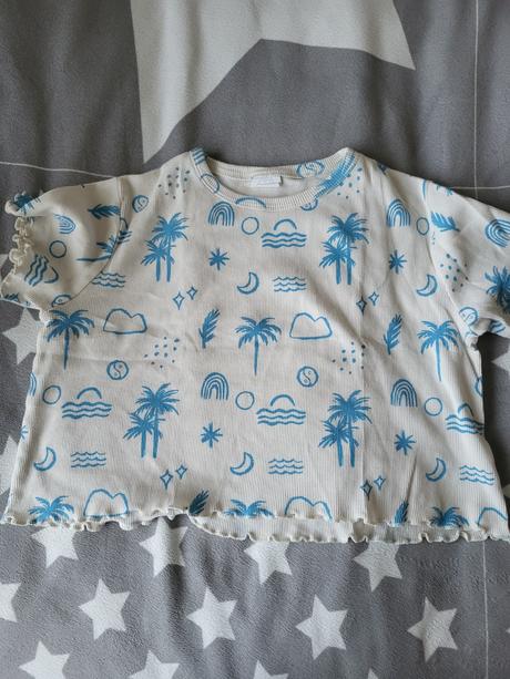 Crop tričko + doporučené poštovné, zara,140