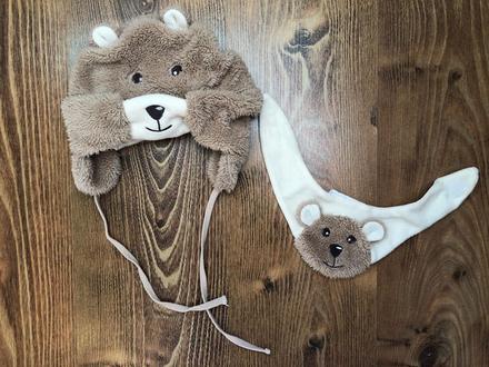 Zimná čiapka a nákrčník macko, ergee,74